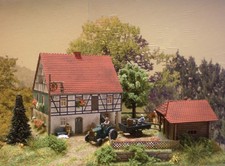 H0 Diorama HO 1:87 Bauernhof Einsiedlerhof Ha...