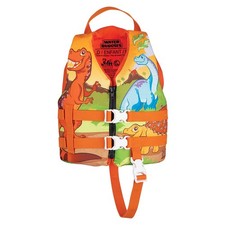 Full Throttle Water Buddies Life Vest - Child 30-50lbs - Dinosaurs 104300-200...