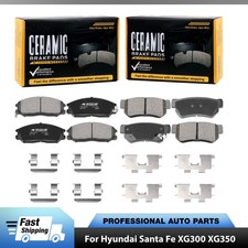 Front Rear Ceramic Brake Pads For 2001 Hyundai Xg300 2002-2003 Hyundai Xg350