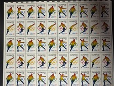 Scott #1695-1698 Olympics Sheet of 50 13¢ Stamps (1976)