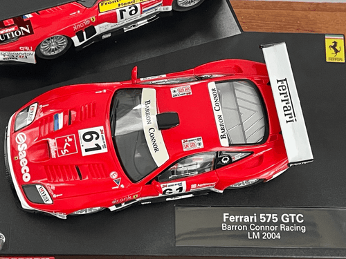 Slot Car 1/32 Ferrari 575 GTC Barron Connor -Racing LM 2004 Le Mans 2004 Carrera - Picture 4 of 5
