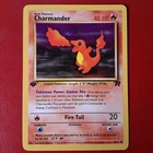 Charmander 50/82 Team Rocket Regular First Edition Pokémon Card Lp WOTC