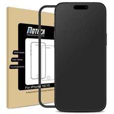 Screen Protector Matte Tempered Glass Clear 6.1 inch for iPhone 16 iPhone 15