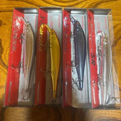 Megabass X-80 Magnum SR Limited Color Set of 4 Jerkbaits New