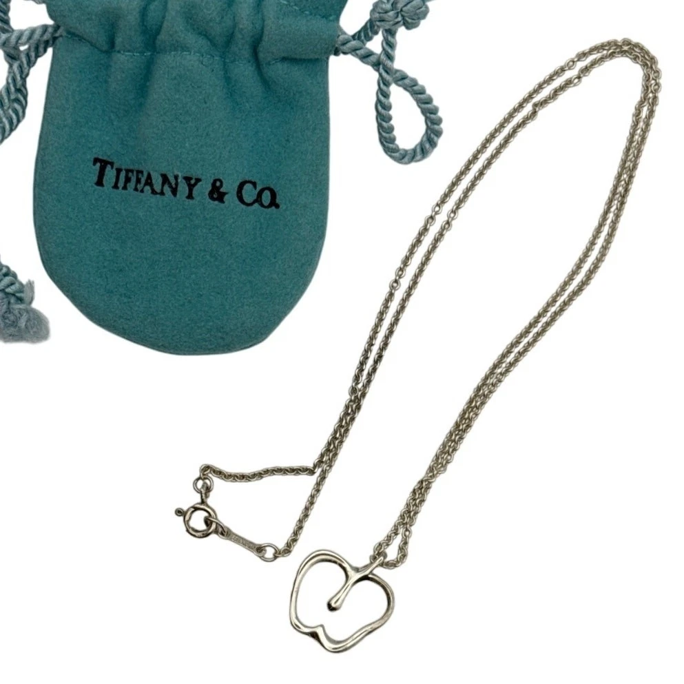 Tiffany & Co. Elsa Peretti Apple Necklace Sv925 3.5g 16 inch