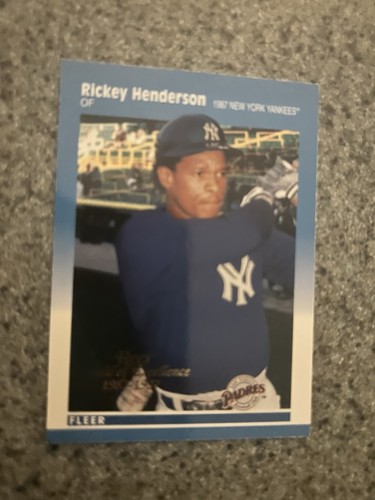 Rickey Henderson #5 — 1997 Fleer Decade of Excellence baseball card