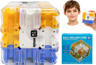 Large Labyrinth 3D Puzzl Maze Cube, 3D Labyrinth Kugel Komplexes Puzzle Mit Roll