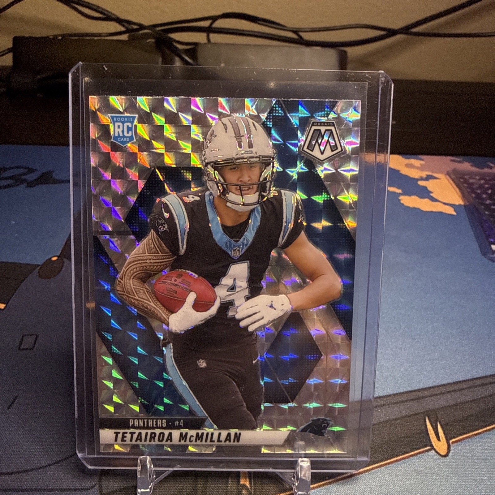 TETAIROA McMILLAN 2025 Mosaic Silver Mosaic Prizm Rookie RC #309 Panthers