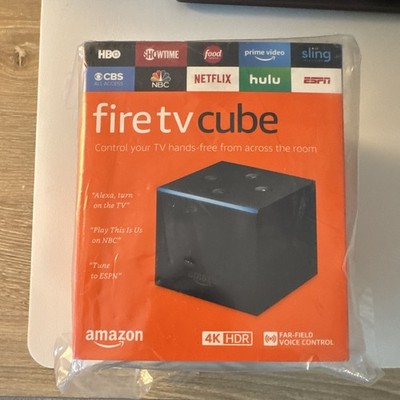 Amazon Fire TV Cube 4K HDR Media Streamer with Far-Field Voice Control