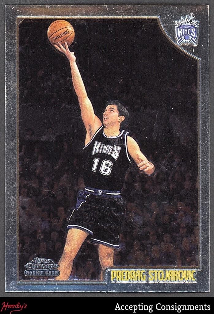 1998-99 Topps Chrome #201 Peja Stojakovic RC ROOKIE Kings