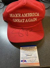 Mike Pence VP Vice President Signed Autograph Official MAGA Hat Trump PSA PROOF