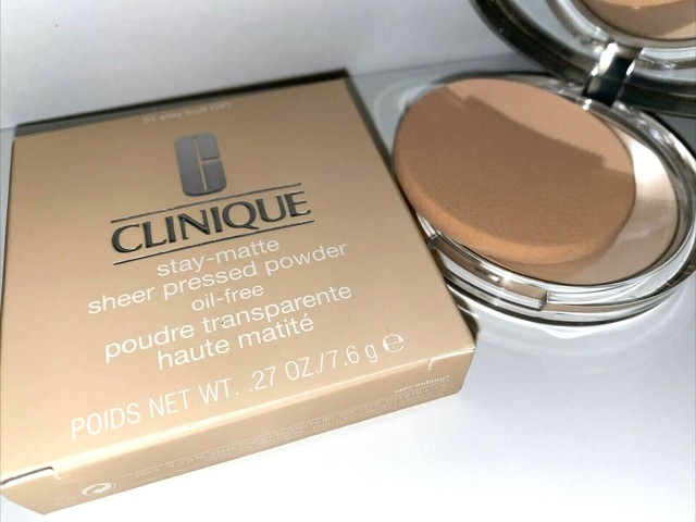 Clinique Stay Matte Sheer Pressed Powder 01 Stay Buff