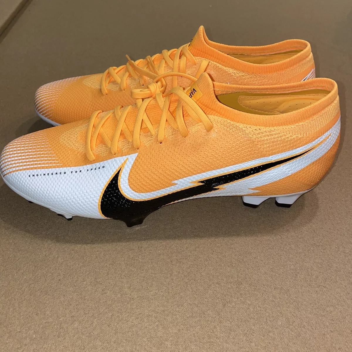 Pocos sexual Lectura cuidadosa Nike Mercurial Vapor 13 Pro FG Laser Orange Black Men's Sizes AT7901-801 |  eBay