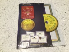 South worth Foil enhanced certificates plus cd with over 50 templates 15 sheets