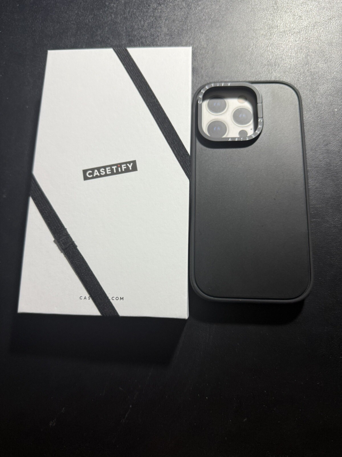iPhone 16 Pro Case by Casetify in Sleek Matte Black-image