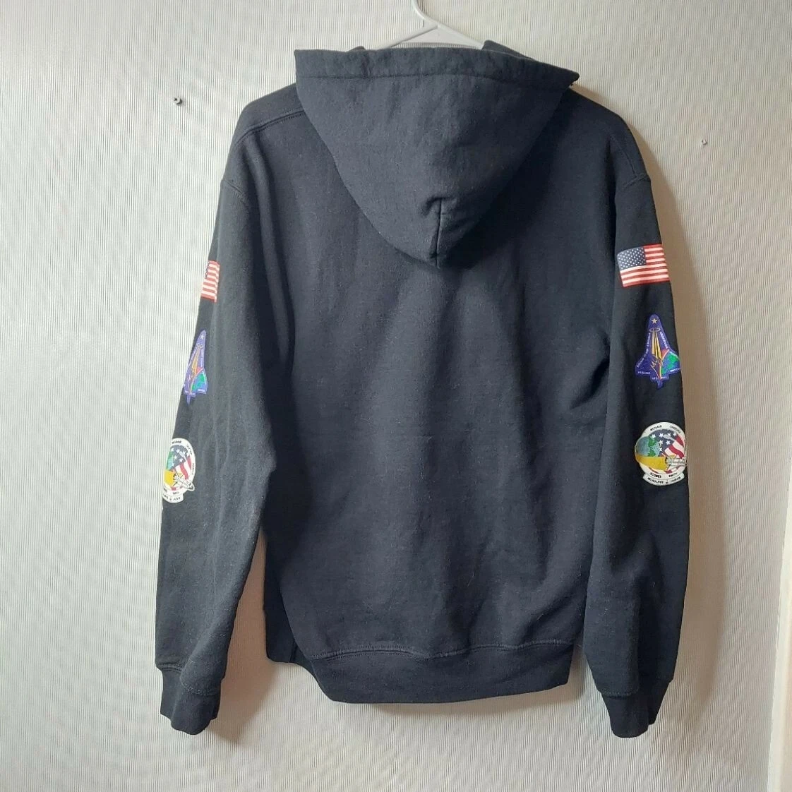 Nasa hoodie with hotsell patches on sleeves