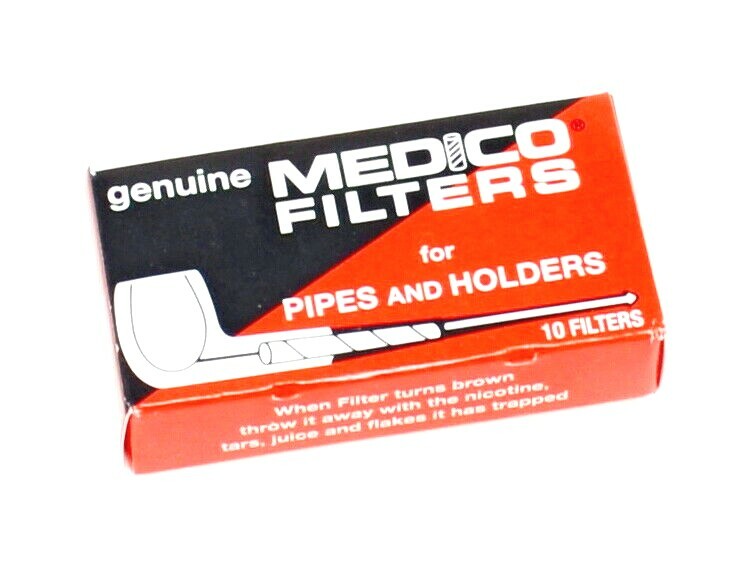 medico cigarette holder 12 Boxes Medico Tobacco Pipe Cigar Holder Filters 2 1/4