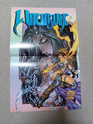 Witchblade 1995 Promo Poster Michael Turner