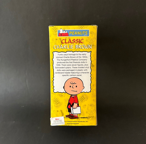 Peanuts CHARLIE BROWN Classic exclusive bobble-head 16cm Funko Wacky Wobbler - Imagen 5 de 5
