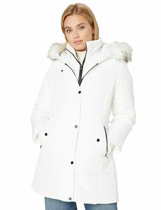 thigh length puffer coat