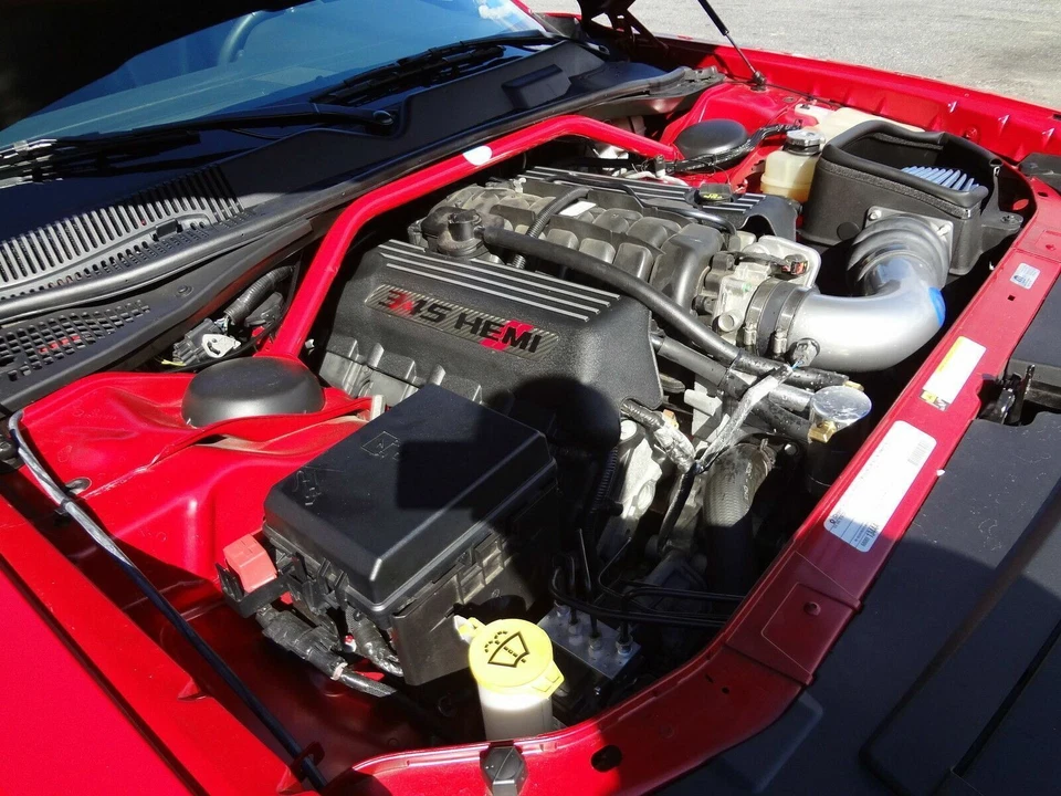 Válvula de cubierta del motor Dodge Challenger Charger Durango 5,7 L 345 Hemi 2 piezas roja Foto 2 de 3