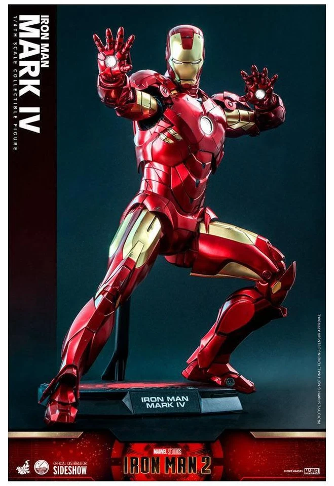 IRON MAN 2 - Mark IV 1/4 Action Figure Hot Toys - Photo 4/4