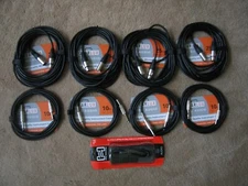 New Gearlux 25' Mic Cables, 10' Instrument Cables and a Hosa CMP-159 Cable