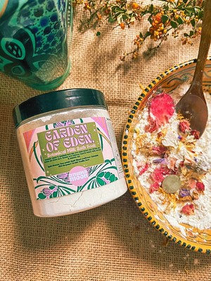 GARTEN EDEN Milchbadewanne | Botanisches Badebad | Apotheker | Badegeschenk | Spa