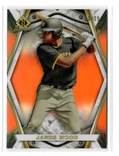 2022 Bowman Chrome James Wood Invicta BI-5 Orange Refractor 23/25