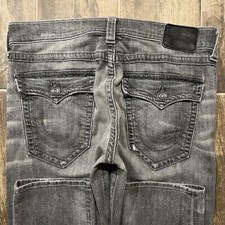 Made In USA 2010s True Religion Geno Denim Jeans With Pocket Flaps