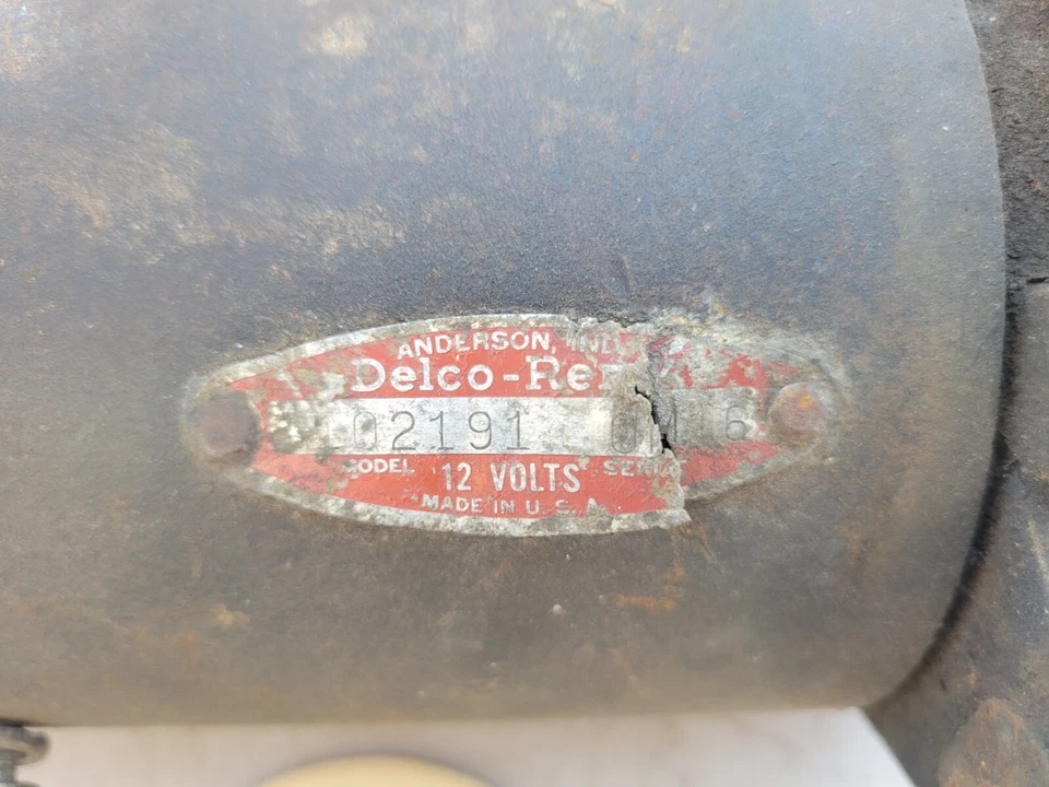 55-62 雪佛兰 Delco Remy 1102191 发电机 Bel Air Biscayne Impala 卡车 原始设备制造商 — 第 2/4 张图片