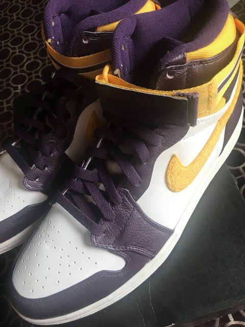 jordan 1 retro high lakers