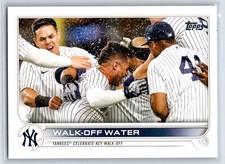 2022 Topps #119 Walk-Off Water CC, CL  New York Yankees
