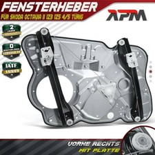 Fensterheber elektrisch komplett Vorne Rechts für Skoda Octavia II 1Z3 1Z5 1U2