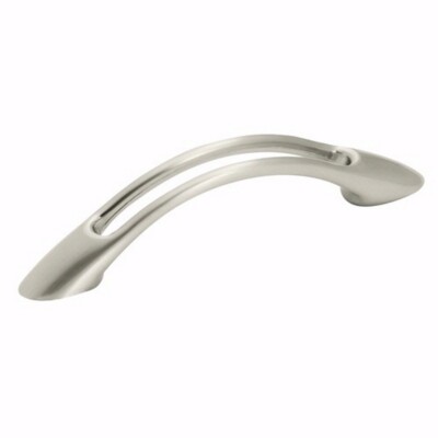 Amerock Essential'Z BP19259-G10 Satin Nickel 3''cc Arch Bow Cabinet Handle Pull