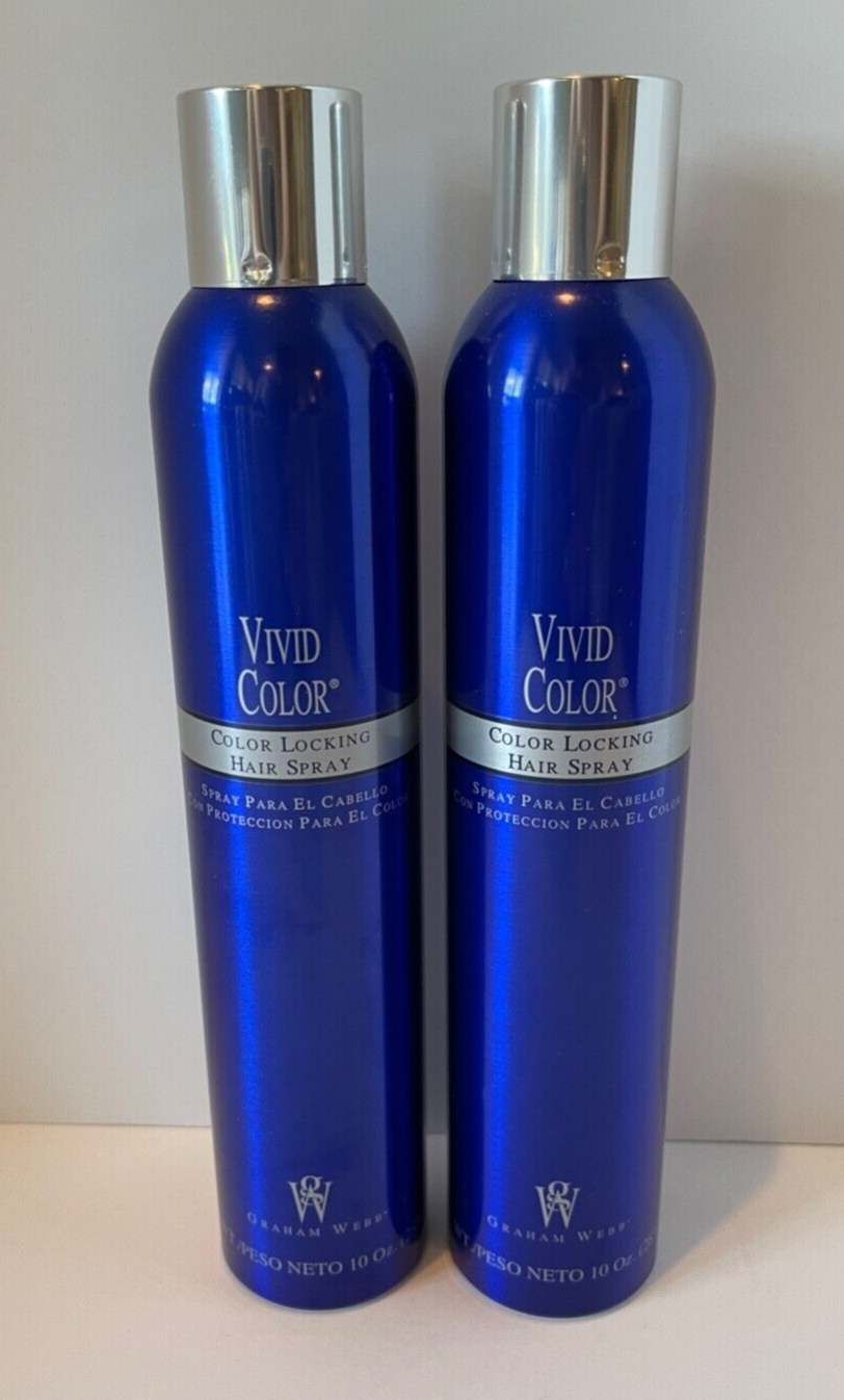 (Pack of 2) Graham b Vivid Color, Color Locking Hair Spray 10 oz