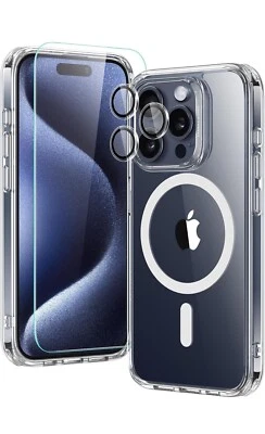 iPhone 15 Pro Case SET ESR Hybrid( Case + Screen Protector And Camera) RRP 10£