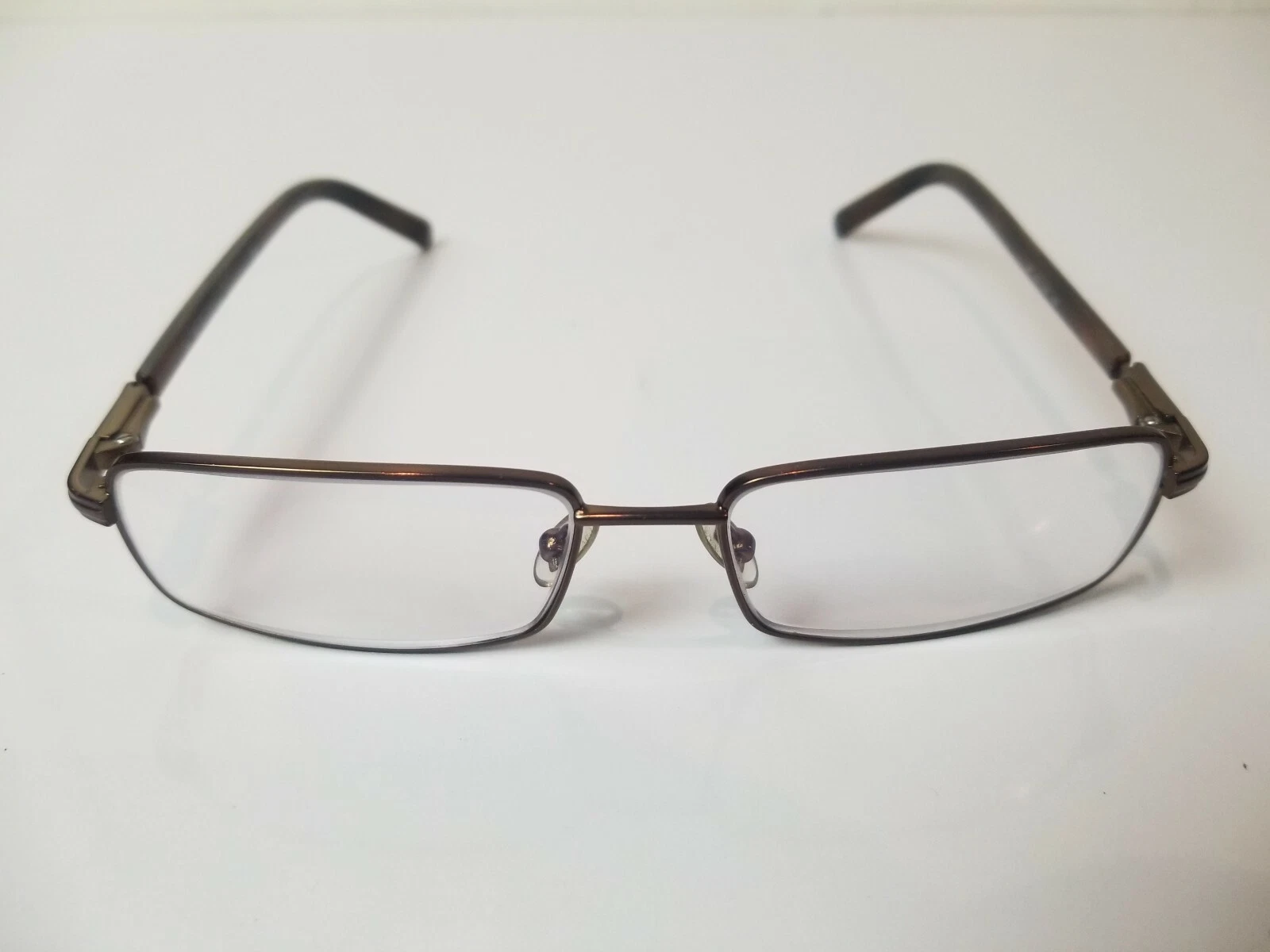 Yves Saint Laurent YSL 2263 Brown Metal Eyeglasses Frame 55 16 140 Italy