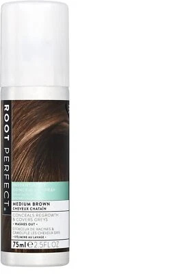 ROOT PERFECT Hair Concealer Spray, Medium Brown, 75ml