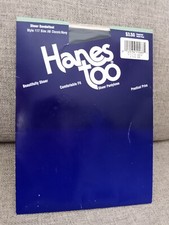 VTG 1994 NOS Hanes Too Sheer Sandalfoot Pantyhose Size AB Classic Navy Style 117