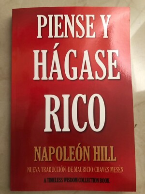 Piense Y Hagase Rico Piensa Hazte Rico De Napoleon Hill Libros Riqueza EspaÃ±ol