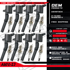Set Of 8 Ignition Coil 8x Spark Plug For Ford F150 4.6l 5.4l V8 Sp479 Dg508