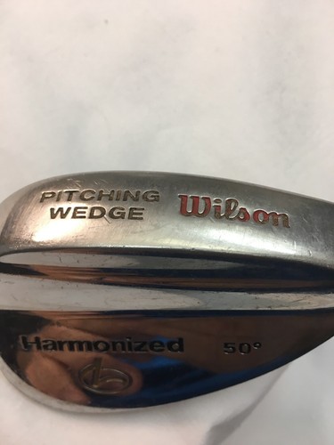 Used RH Wilson Pitching Wedge 50* Harmonized Steel Shaft Good Grip - Picture 2 of 5