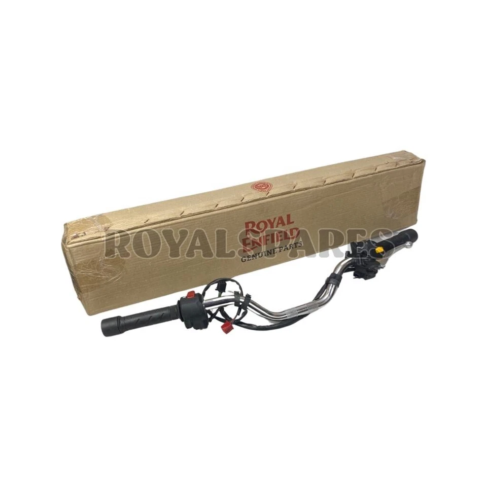 Royal Enfield Bullet 350 & 500 "COMPLETE HANDLEBAR ASSEMBLY" - Express Shipping - Imagem 2 de 4