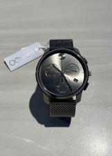 Movado Bold Men Ion-Plated Stainless Steel Quartz 42mm 3600635 Selling As-Is