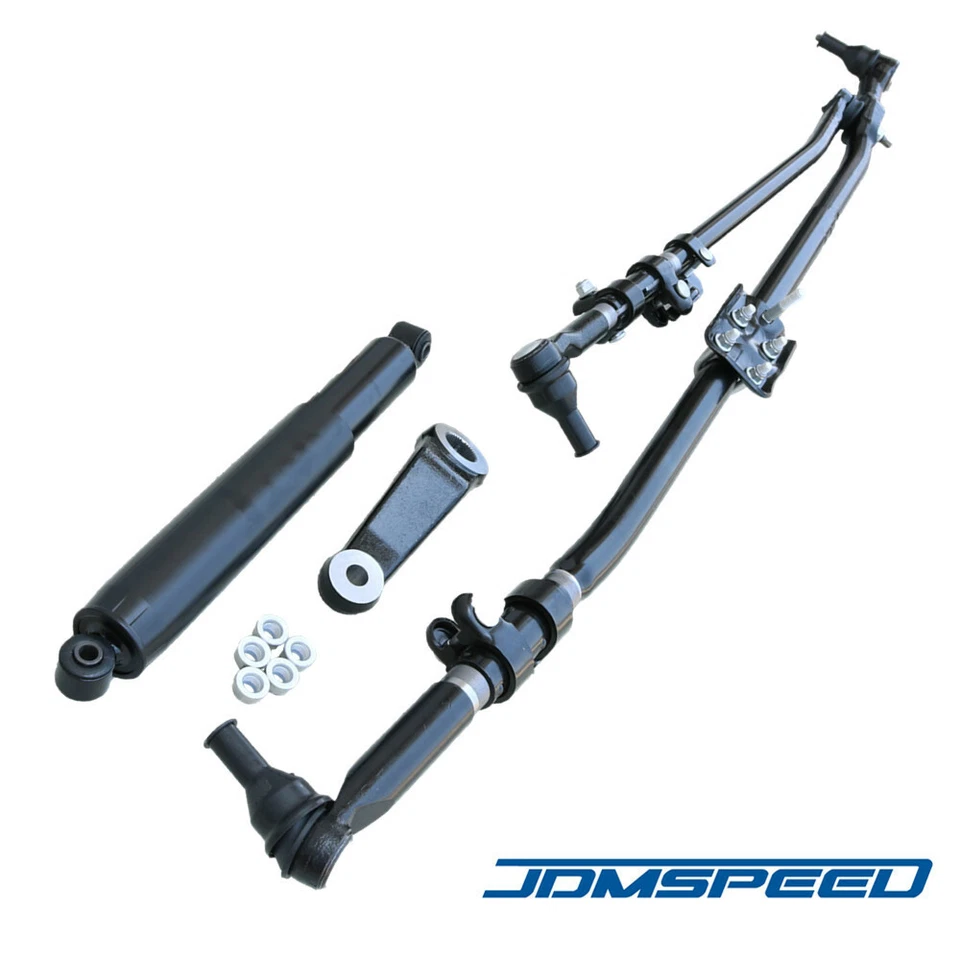 New Upgrade Steering Linkage Drag Link Tie Rod Kit For Dodge Ram 1500 2500 3500 - Image 3 of 4