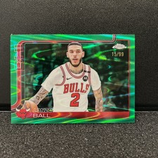 2025-26 Topps Chrome - Lonzo Ball #38 Green RayWave Refractor /99
