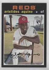 2020 Topps Heritage Action Image Variation Aristides Aquino #54 Rookie RC