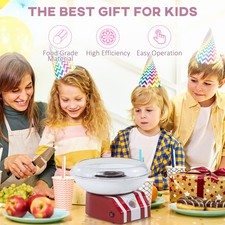 Candy Floss Machine 550W Retro Cotton Maker with Sticks