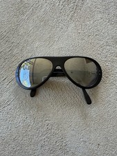 Vintage Ski Aviator Mirrored Sunglasses Made In France